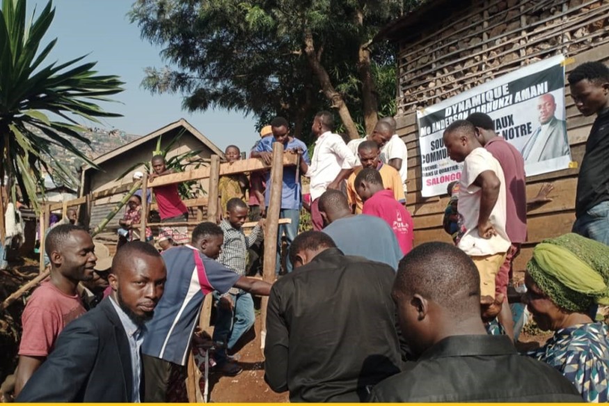 Bukavu : La Dynamique Me Anderson Barhunzi Amani lance les travaux communautaires à Panzi