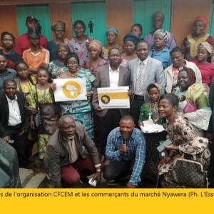 Bukavu : CFCEM dote le marché Nyawera des toilettes publiques assainies