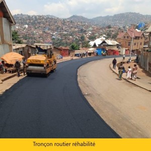 Tronçon routier Major Vangu-Ruzizi 2 : Les travaux d'asphaltage achevés avec succès