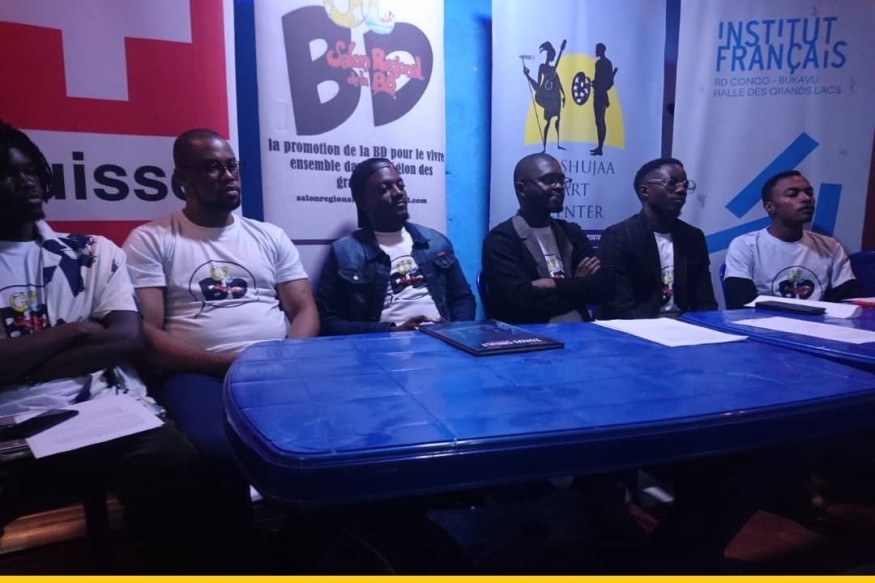 Premier Salon régional "Tuvunje Mipaka" à Bukavu : Un message de paix à travers les BD