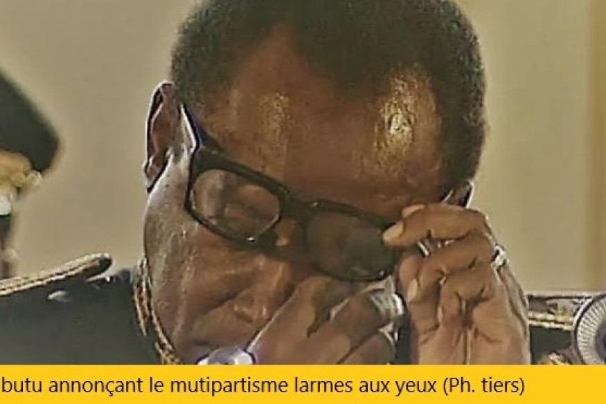 Ce jour-là, le 24 avril 1990 : Mobutu annonce les larmes aux yeux le tournant du multipartisme