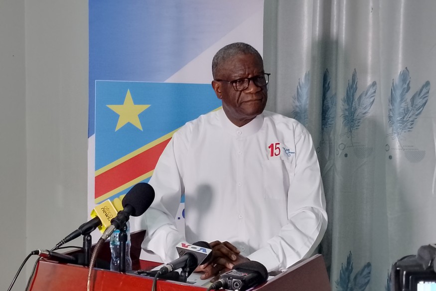 Candidat président de la république n°15  :  Denis Mukwege se dit capable d'apporter les changements nécessaires en RDC